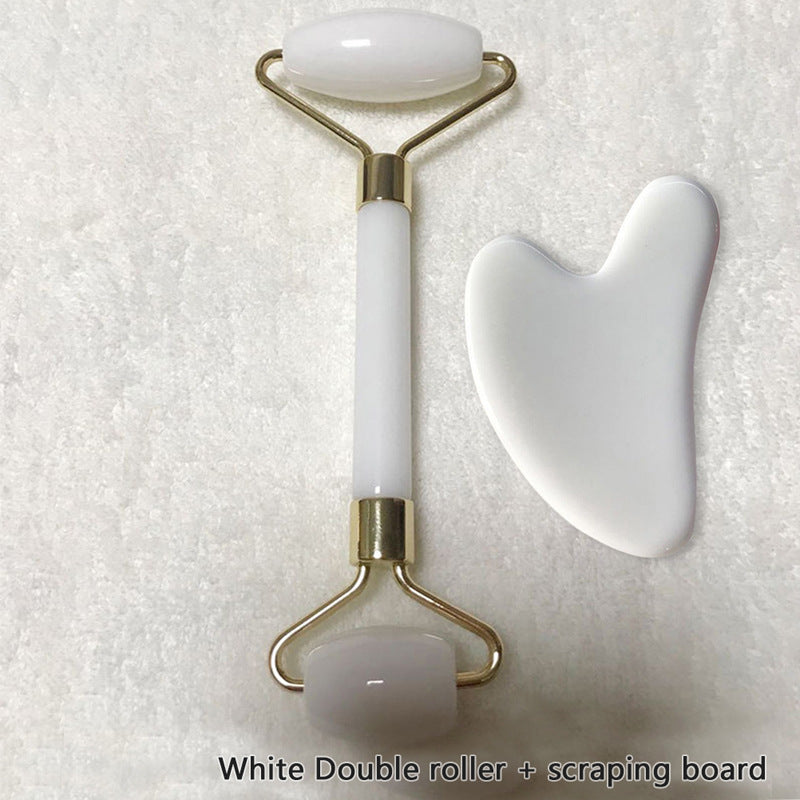 Massage Roller aus Gua Sha Stein - für ein gutes Hautgefühl